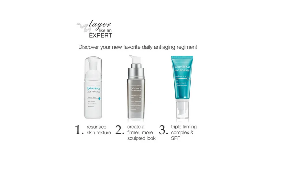 EXUVIANCE AGE REVERSE BioActiv Foaming PHA Face Wash and Makeup Remover with Botanical Extracts  Soap-Free 4.4 fl. oz. - product information 13