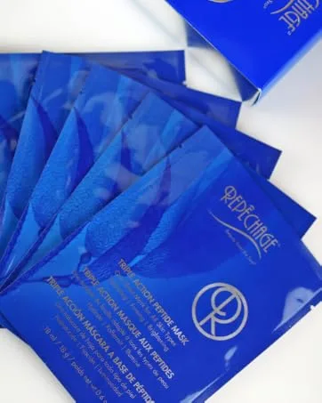 Repechage One Minute Exfoliating Mask - Face Scrub & Facial Mask for Oily Skin Blemishes Blackheads & Dark Spots 2.4 OZ - hydra blue