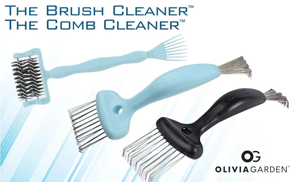 Olivia Garden Comb Cleaner 2-tools-in-1 - Brush & Comb Cleaners by Olivia Garden
