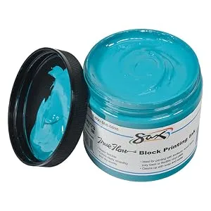 Sax True Flow Water Soluble Block Printing Ink - 8 Ounce Jar - Magenta - 461936 - Screw-off Top