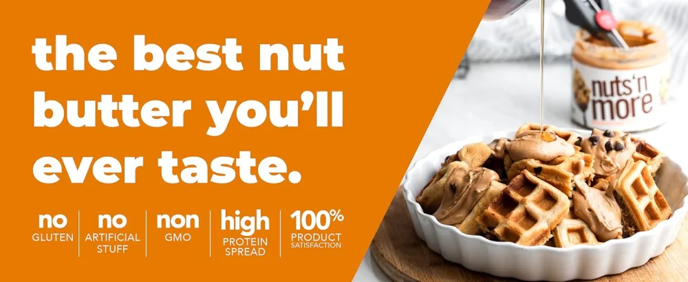 Nuts 'N More High Protein Spread - Cookie Butter - 16 ounces - The best nut butter you