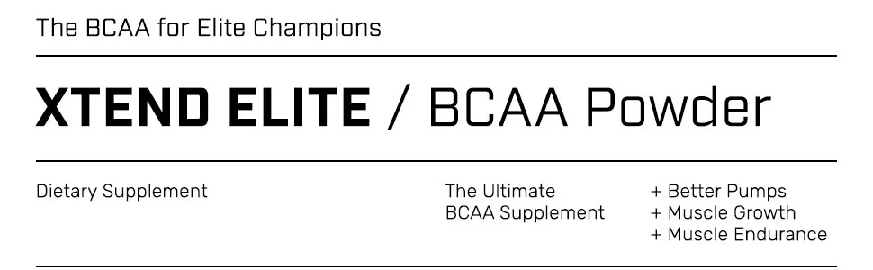 Scivation Xtend Elite - Xtend Elite BCAA Powder
