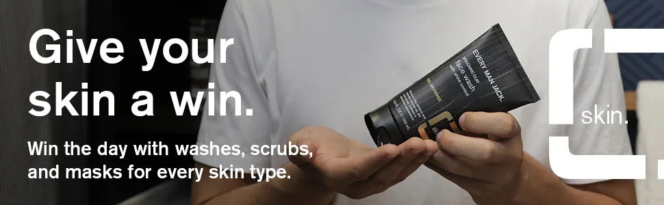Every Man Jack Skin Clearing Face Scrub  Fragrance Free  4.2 Fl Oz - skin, category header