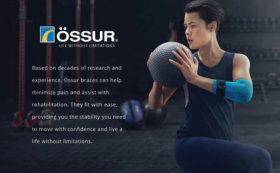 Ossur FormFit Ankle Brace with Speedlace & Figure 8 Straps | Single Pull Closure & Removable Semi-Rigid Stays | Ankle Immobilization Post Injury or Prophylactic Use | Durable Material | (Large) - Life without limitations