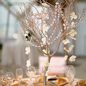 KUPOO 99 ft Clear Crystal Like Beads by The roll - Wedding Decorations (Colorful) - beads for tree