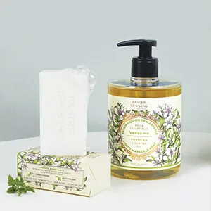 Panier des Sens Lavender Liquid Marseille soap - Made in France 97% natural - 16.9floz/500ml - Liquid soap verbena