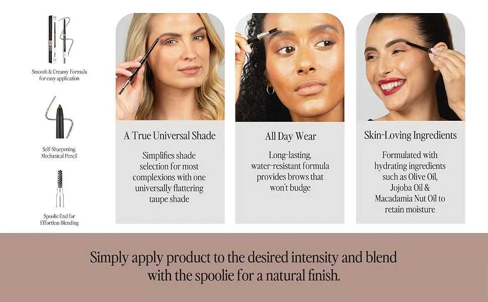 Billion Dollar Brows Universal Eyebrow Pencil  0.009 oz. Universal Brow Pencil - product information 3