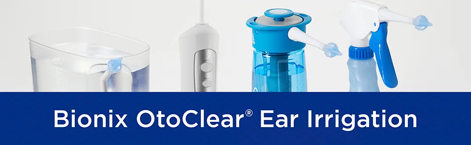 Bionix - OtoClear Ear Irrigation System  Comfortable  Easy-To-Use  For Safe Earwax Removal  Ideal for Healthcare Providers  Soft & Flexible (42-Piece Set) - Bionix