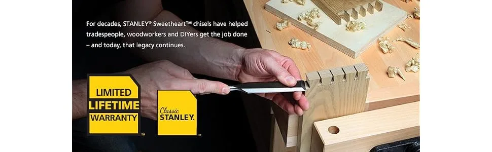 STANLEY Chisel Set  Woodworking  8 Piece (16-793) 8-Piece - product information 2