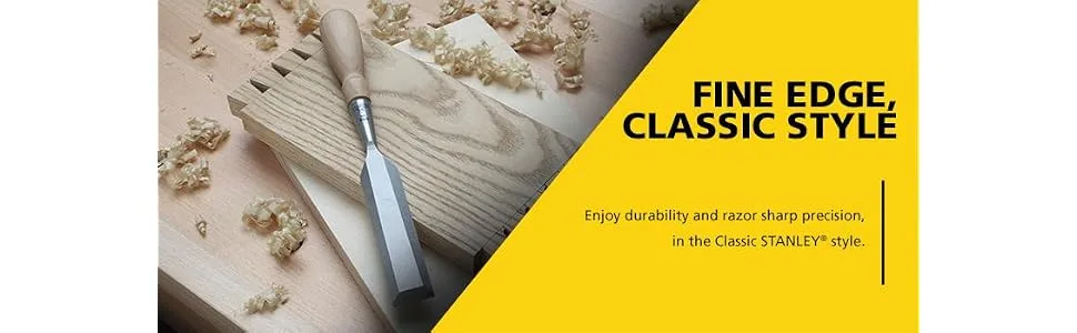 STANLEY Chisel Set  Woodworking  8 Piece (16-793) 8-Piece - product information 3