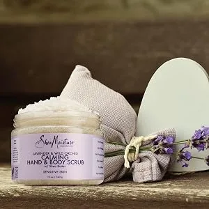 Shea Moisture Lavender & Wild Orchid Hand & Body Scrub 12 Ounce (U-BB-2934) - product information 3