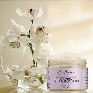 Shea Moisture Lavender & Wild Orchid Hand & Body Scrub 12 Ounce (U-BB-2934) - product information 4