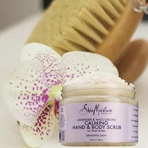 Shea Moisture Lavender & Wild Orchid Hand & Body Scrub 12 Ounce (U-BB-2934) - product information 5