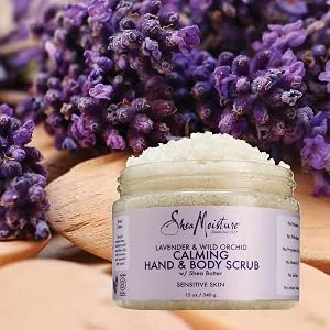 Shea Moisture Lavender & Wild Orchid Hand & Body Scrub 12 Ounce (U-BB-2934) - product information 7