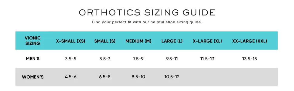 Vionic Women's Slimfit Orthotic Multi L: Womens 10.5-12 / Mens 9.5-11 M US - Vionic Full Length Slimfit Orthotic Insole