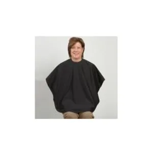 SP Ableware Deluxe Shampoo Cape with Hook-and-Loop Neck Closure - Black (764331000) - product information 2