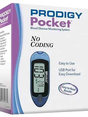 Prodigy Pocket Blood Glucose Monitoring System - KIT - Front Box