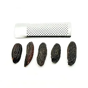  Chabioth Chabioth 5 Organic Tonka Beans + a grater - packaged in France - biodegradable bag - tonka