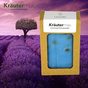  Kr utermax. Lavender Soap Piece Lavender Soap Handmade with Flowers and Lavender Oil 1 x 100g - Notes de savon en forme de fleurs de lavande