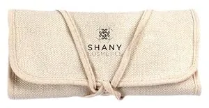 SHANY Bamboo Makeup Brush Set - Vegan Brushes With Premium Synthetic Hair & Cotton Pouch - 7pc - real techniques brushes sigma brushes mascara nyx beauty blender covergirl neutrogena eyeliner elf e