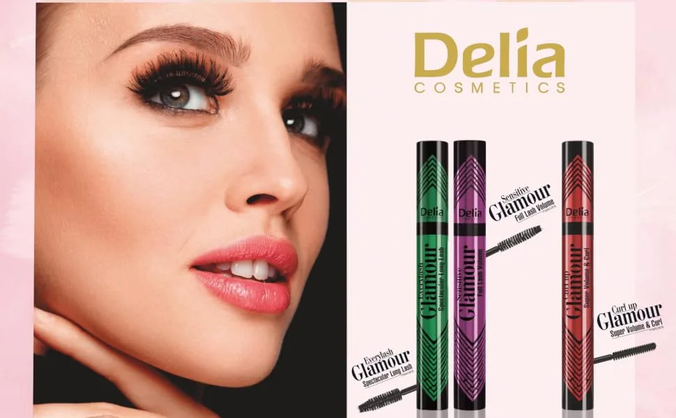  Delia Cosmetics Curl Up Glamour Mascara d'overclocking 11 ml - glamour