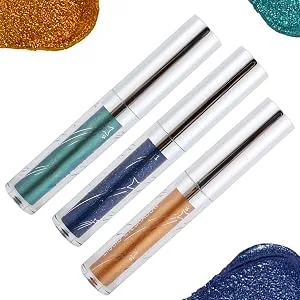  Allbestaye Long Lasting Eyeshadow Liquid Makeup Shimmering Metals Shiny Pen Waterproof Eyeshadow 104 3ml Pack of 1 - product information 3