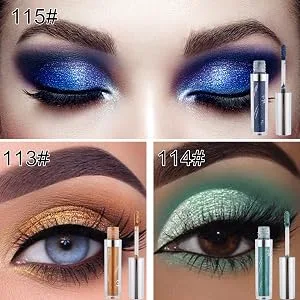  Allbestaye Long Lasting Eyeshadow Liquid Makeup Shimmering Metals Shiny Pen Waterproof Eyeshadow 104 3ml Pack of 1 - product information 4
