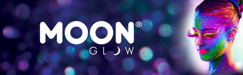  Moon Glow Moon Glow Water-Based Pansexual Face and Body Paint Kit for Adults and Children 12ml - Lune cosmique