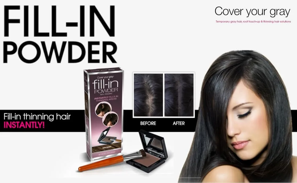 Cover Your Gray Fill in Powder - Medium Brown - Fill In Powder