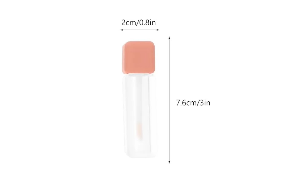  HONMEET Set of 5 Mini 6ml Leak-Proof Lipstick Bottles - product information 4