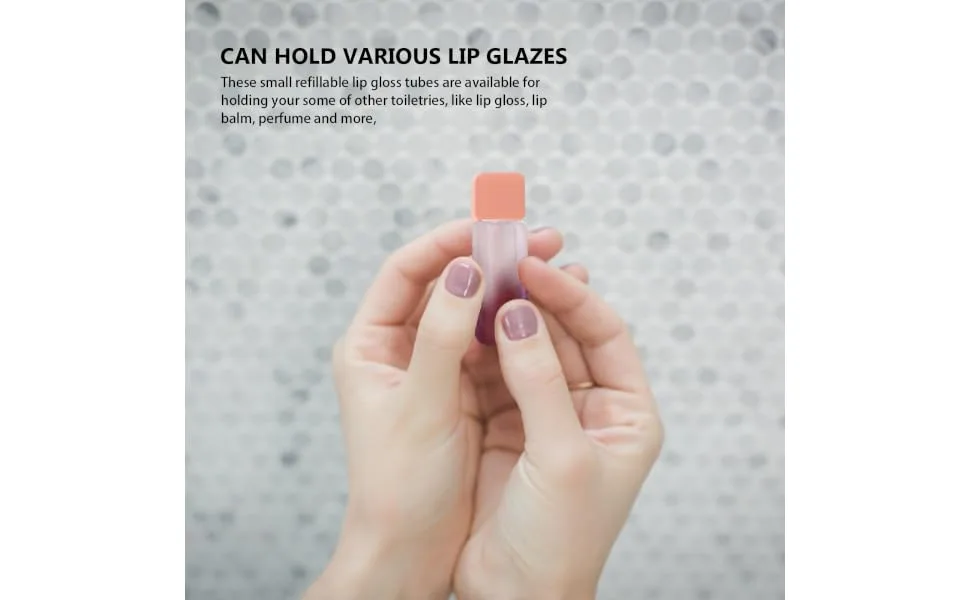 HONMEET Set of 5 Mini 6ml Leak-Proof Lipstick Bottles - product information 7
