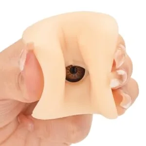  HONMEET 1 Makeup Practice Skin Set Eyeshadow Training Board Makeup Training Eyes Skin Makeup Skin Mold Reconcile Silica Gel Consumables - product information 3