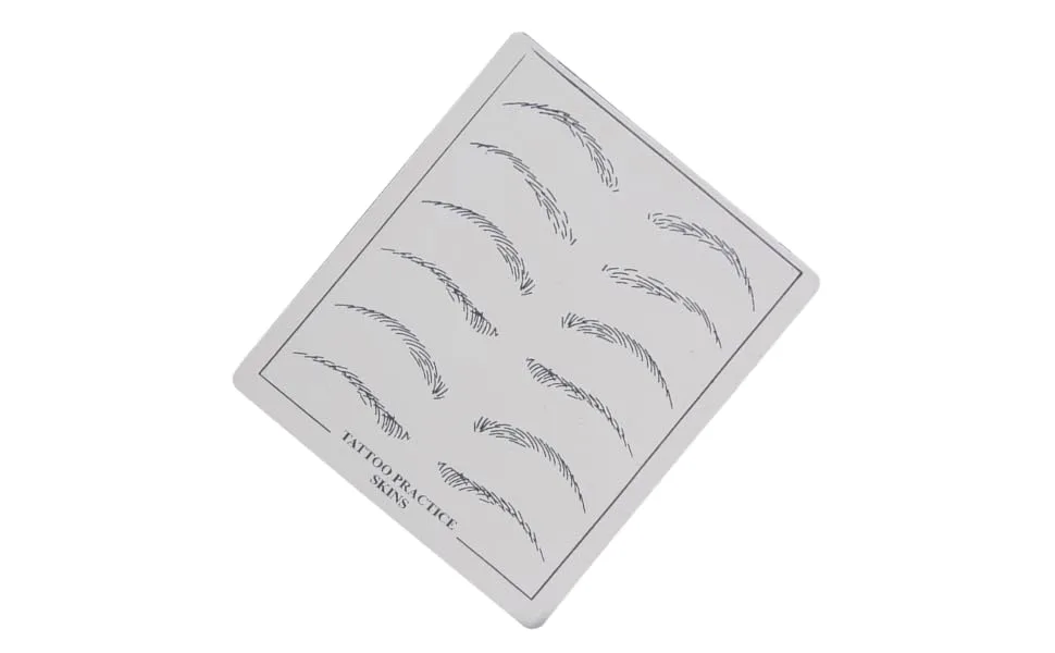  HONMEET 6 Pieces Skin Microblading Eyebrow Practice Eyebrow Skin Forming Eyebrow Eyebrow Size Eyebrow - product information 1