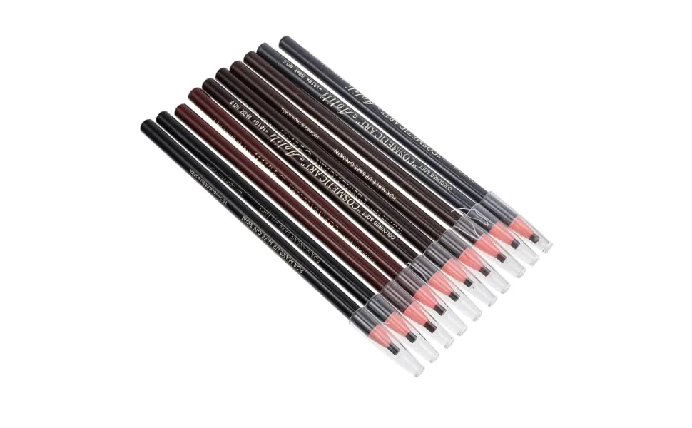 HONMEET Professional Eyebrow Pencils 10 Pieces Set Soft Pull Line for Women Natural and Waterproof - product information 3