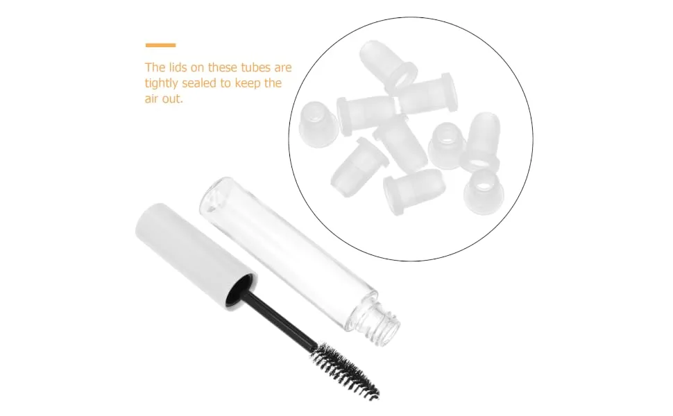  Gogogmee Pack of 10 Multipurpose 10ml Plastic Mascara Tubes for Beauty Products - product information 6