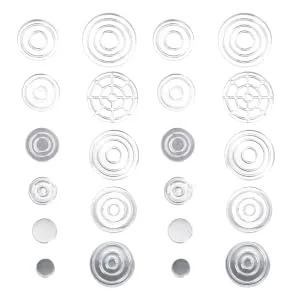 MERRYHAPY Fun Makeup 22 Refillable Aluminum Cases for Eyeshadow and Lipstick Ideal for Travel and Home - product information 2