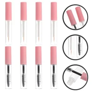  MERRYHAPY MERRYHAPY Set of 8 Refillable Cream Bottles Mascara Containers Lightweight Makeup Supplies - product information 5