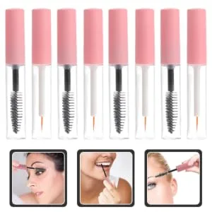  MERRYHAPY MERRYHAPY Set of 8 Refillable Cream Bottles Mascara Containers Lightweight Makeup Supplies - product information 6
