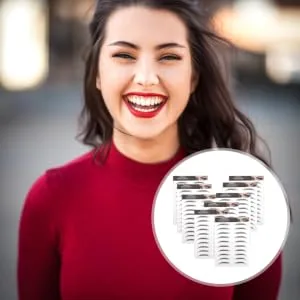  Gogogmee 10 Pcs Waterproof Realistic Fake Eyebrow Stickers for Women Quick Application Eyebrow Kit - product information 3