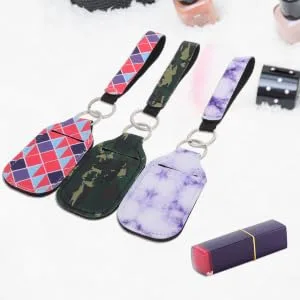  Gogogmee 5 Pairs Lipstick Bracelet Neoprene Lip Support Elastic Sleeve for Lipstick Case Cartoon Lip Gloss - product information 1
