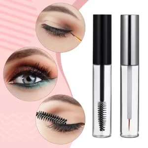  FOYTOKI Set of 2 Mascara Bottles 20 Refillable 10ml Lip Gloss Tubes Leak-Proof Containers for Cream - product information 5