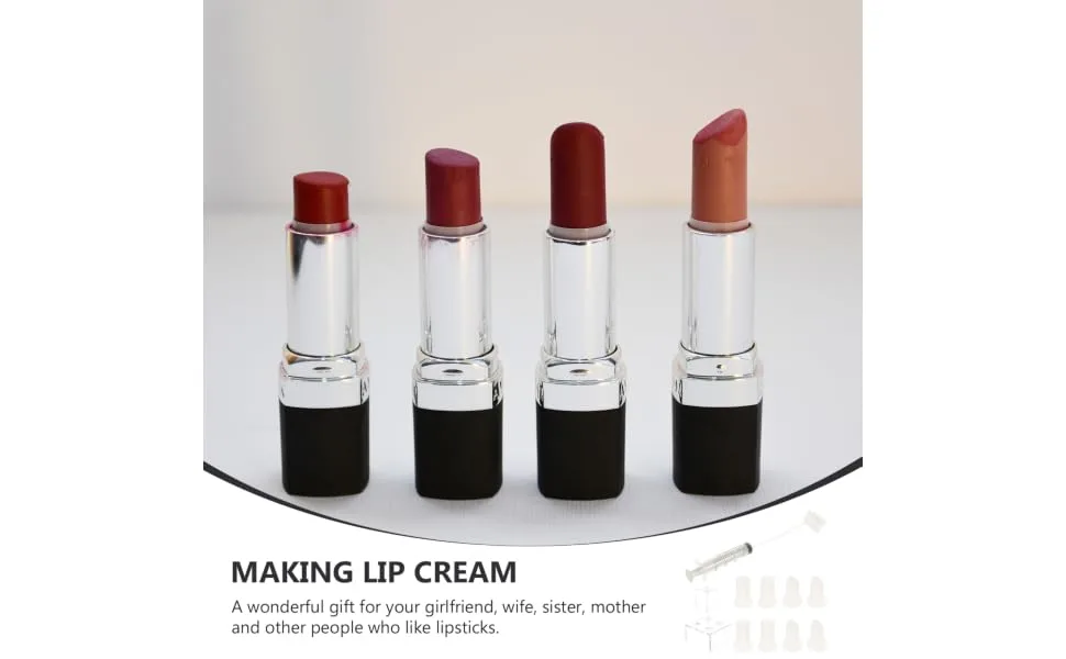  MERRYHAPY MERRYHAPY 1 DIY Lipstick Mold Set Lip Cream Molds Lip Cream Mold DIY Cosmetics Single Hole - product information 6