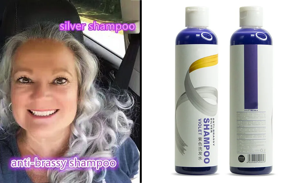  Pemarlis Anti-yellowing shampoo for blonde grey and white hair 275 ml - Taille 4 :