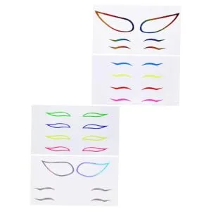  MERRYHAPY MERRYHAPY Eyeliner Stickers for Stage Performance Easy-to-Apply Self-Adhesive Makeup Stickers for Women Set of 4 - product information 5