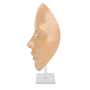  Cryfokt 5D Silicone Reusable Makeup Mannequin Face Board with 20ml Makeup Remover Oil Eyeshadow for Complete Practice - product information 6