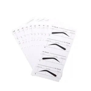  MERRYHAPY MERRYHAPY 10pcs Eyebrow Shaping Stencils Eyebrow Stencils On Eyebrow Template Eyebrow Card Eyebrow Stencils Eyebrow Shape Eyebrow Stencils - product information 1
