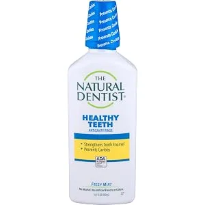 The Natural Dentist Healthy Teeth Fluoride Anticavity Mouth Wash  16.9 Oz - product information 4