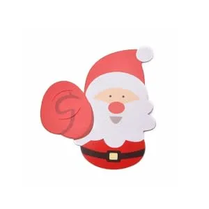 WHAMVOX 50 Pieces Candy Lollipop Decoration Candy Lollipop Decorations Christmas Card - product information 1