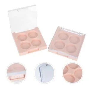  MERRYHAPY MERRYHAPY Practical Cosmetic Storage Box Multi-Grid Eyeshadow Box Lipstick Container Makeup Organizer Safe and Stylish Travel Size - product information 4