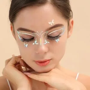  CIMAXIC 6 Sheets Star Eyeliner Stickers Temporary Eye Makeup Decals Star Eyeliner Stickers European and American Makeup Set - product information 6